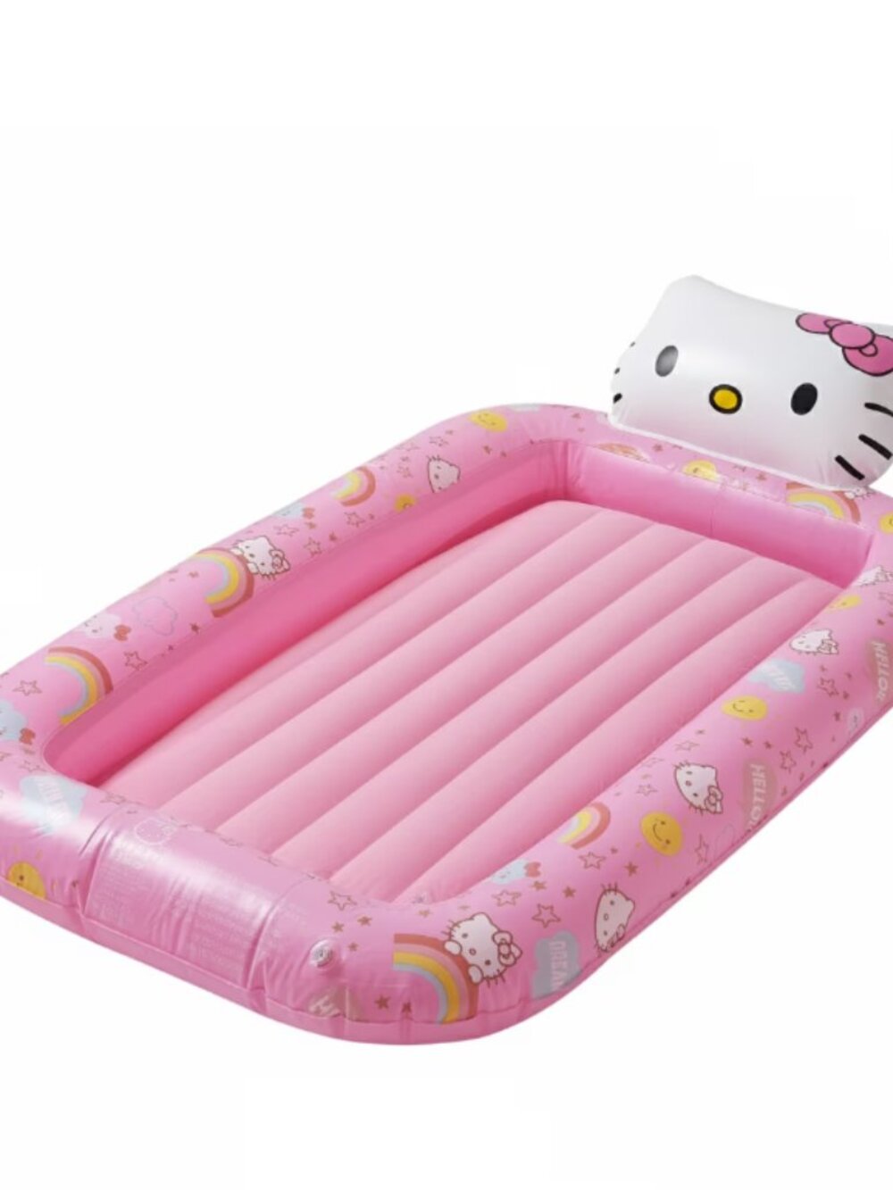 Hello Kitty Kids Inflatable Travel Bed Pink Portable Twin Air Mattress